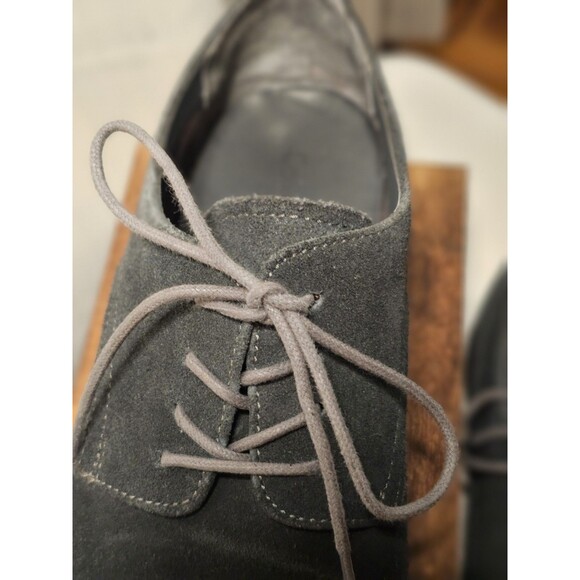 Calvin Klien Men's Finley Suede Oxford Gray Size 10 M US - Picture 3 of 7